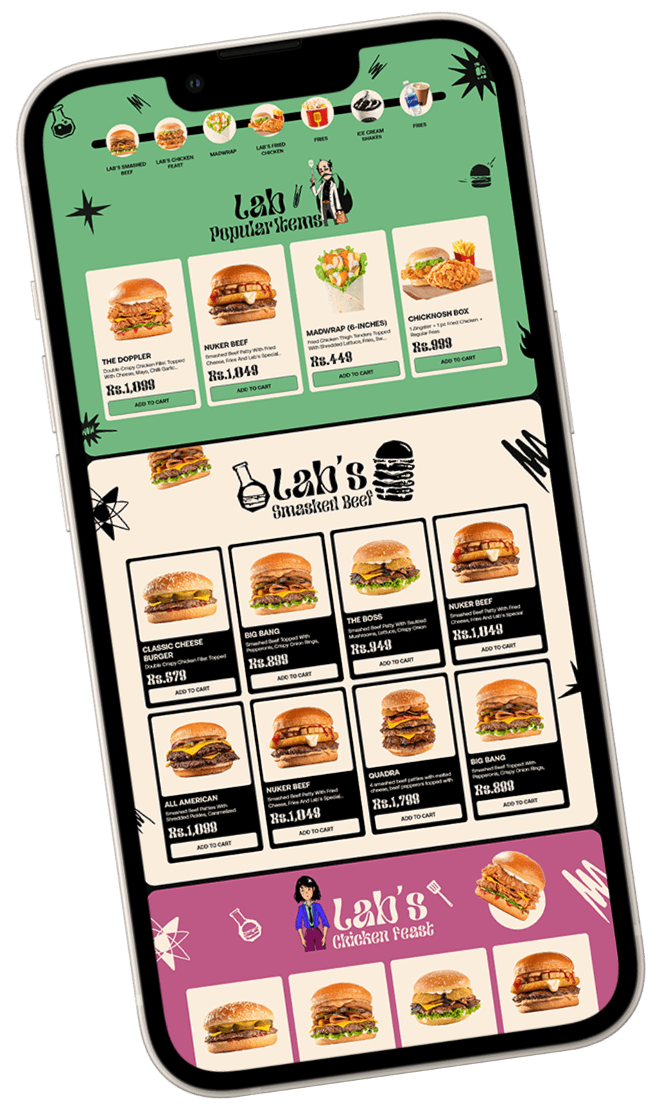 Burger Lab Delicious Gourmet Burger Best Fast Food Chain in Pakistan
